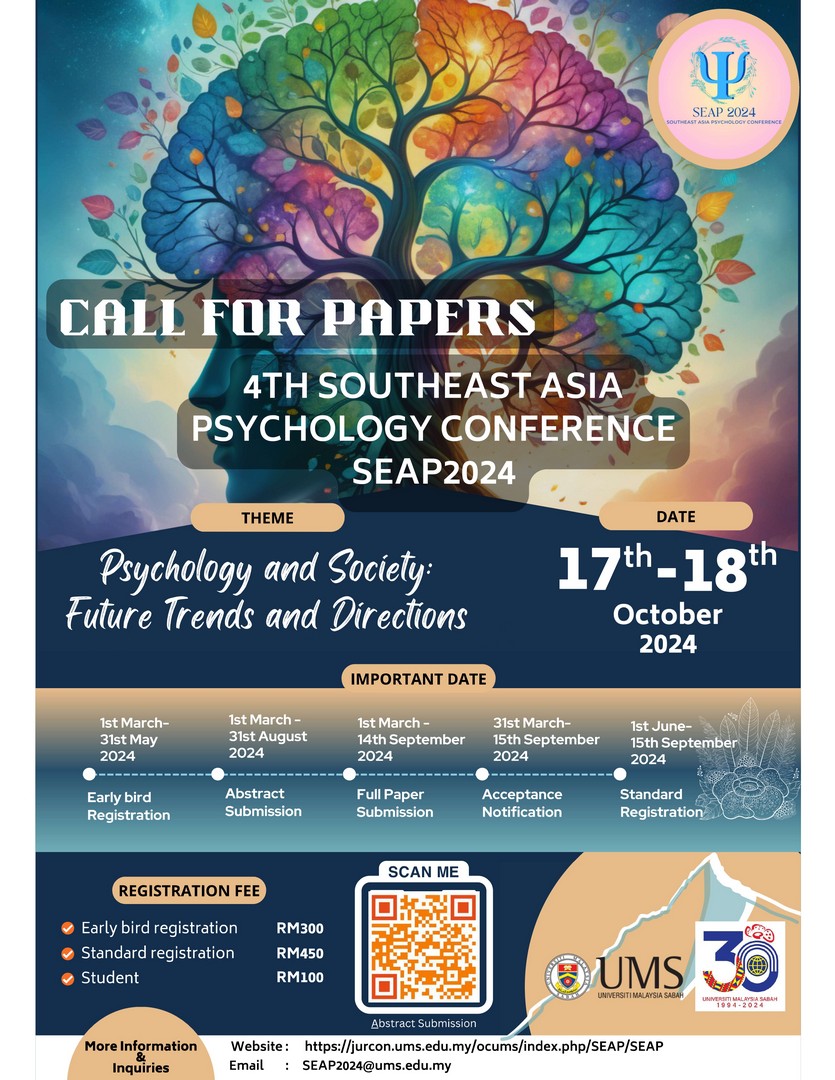 4th SOUTHEAST ASIA PSYCHOLOGY CONFERENCE (SEAP) 2024