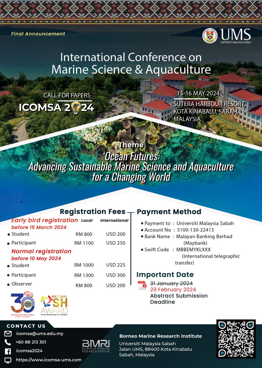 International Conference on Marine Science and Aquaculture 2024