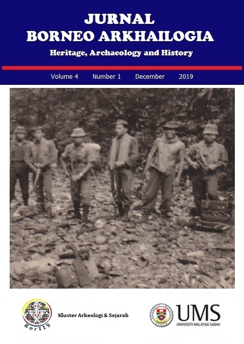 					View Vol. 4 No. 1 (2019): Jurnal Borneo Arkhailogia (Heritage, Archaeology and History), Disember
				
