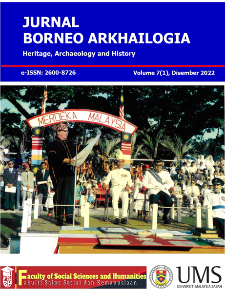 					View Vol. 7 No. 1 (2022): Jurnal Borneo Akhailogia (Heritage, Archaeology and History), Disember
				