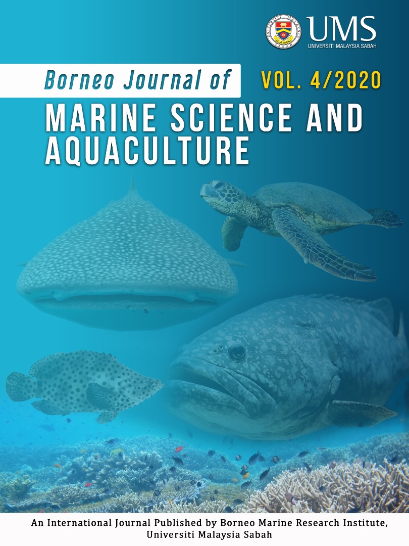 					View Vol. 4 No. 1 (2020): Borneo Journal of Marine Science and Aquaculture Vol. 4(1)/2020
				