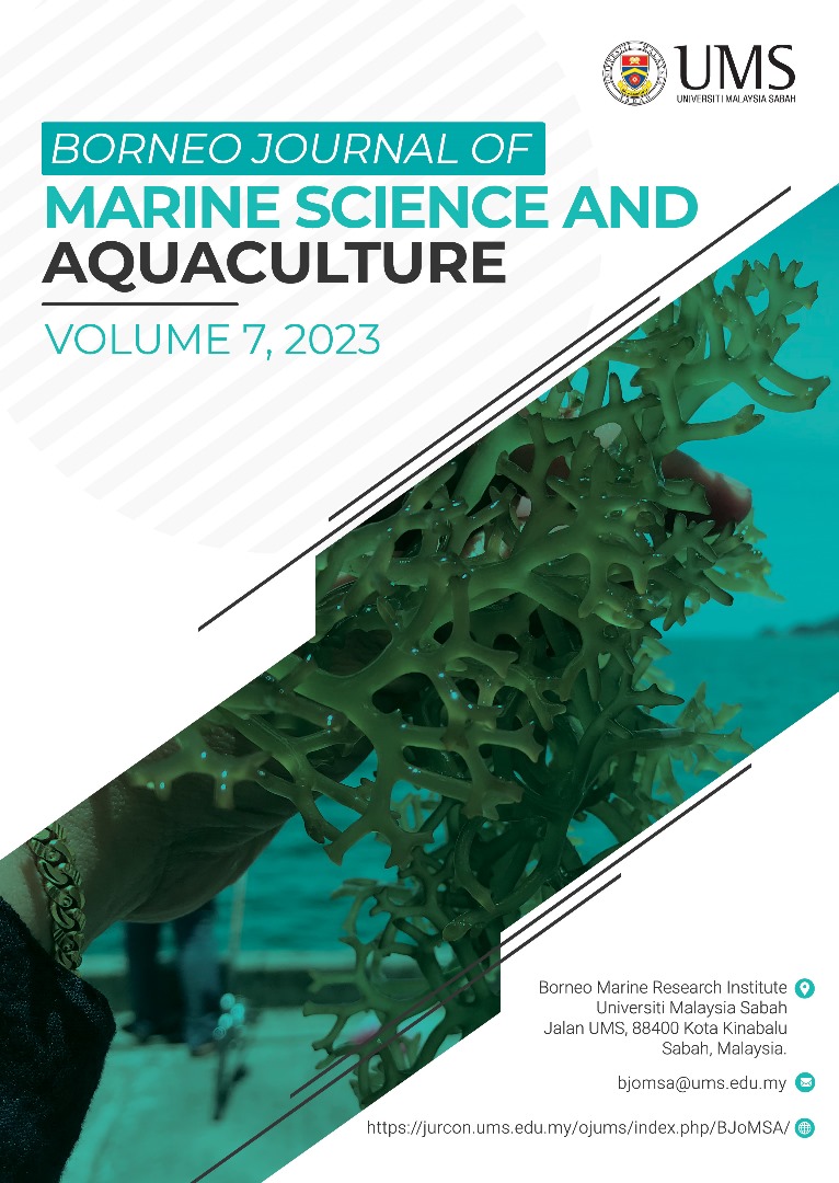 					View Vol. 7 (2023): Borneo Journal of Marine Science and Aquaculture
				