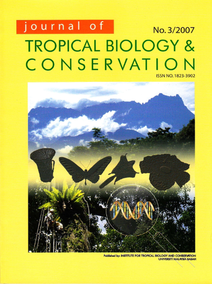 					View Vol. 3 (2007): Journal of Tropical Biology and Conservation No. 3/2007
				