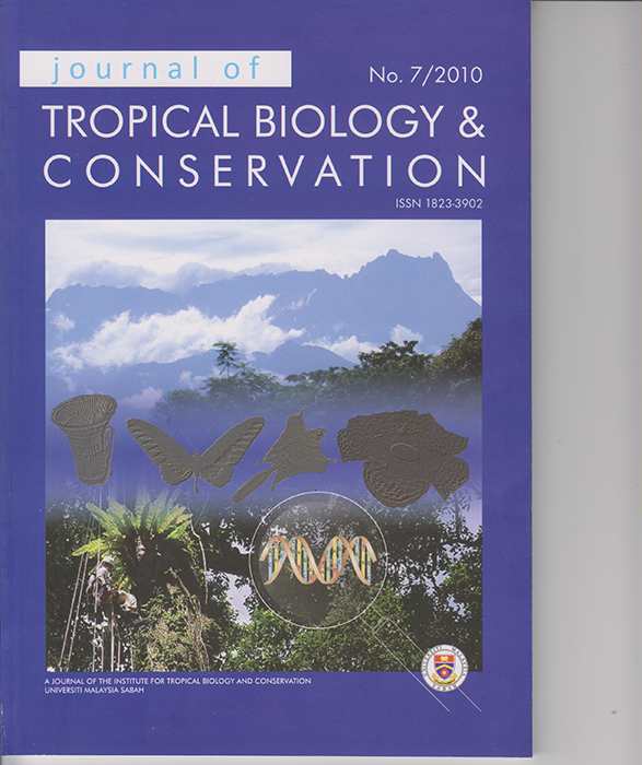 					View Vol. 7 (2010): Journal of Tropical Biology and Conservation No. 7/2010
				