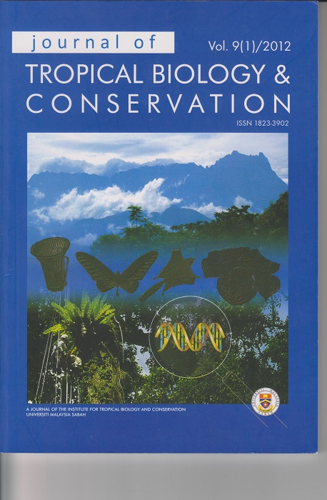 					View Vol. 9 (2012): Journal of Tropical Biology and Conservation No. 9/2012
				
