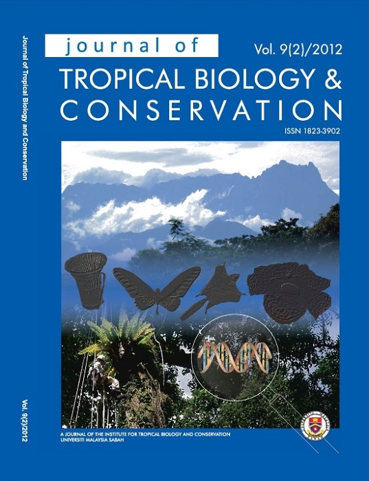 					View Vol. 9 No. 2 (2012): Journal of Tropical Biology and Conservation Vol. 9(2)/2012
				