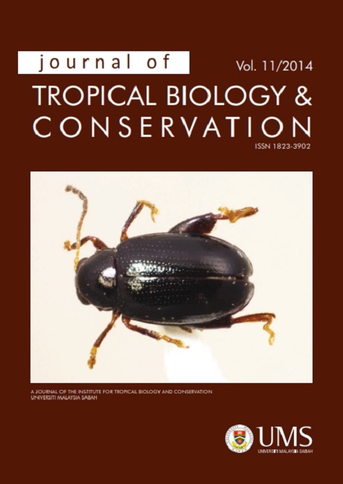 					View Vol. 11 (2014): Journal of Tropical Biology and Conservation No. 11/2014
				