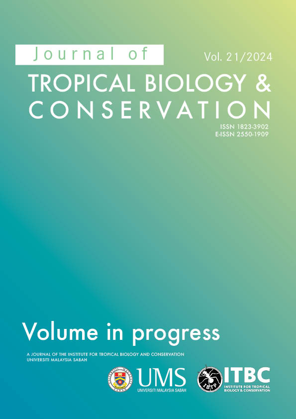 					View Vol. 21 (2024): Journal of Tropical Biology and Conservation 
				