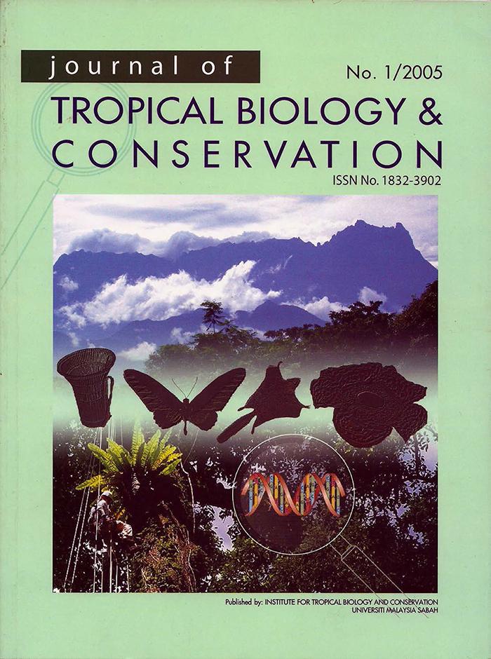 					View Vol. 1 (2005): Journal of Tropical Biology and Conservation No. 1/2005
				